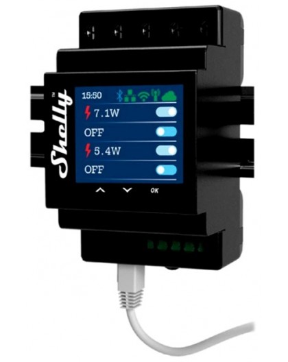 Shelly PRO 4PM 4-channel controller with energy measurement