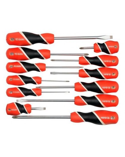 Yato YT-25967 manual screwdriver Set Straight screwdriver
