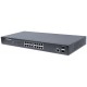 Intellinet 16-Port Gigabit Ethernet PoE+ Web-Managed Switch with 2 SFP Ports, IEEE 802.3at/af Power over Ethernet (PoE+/PoE) Com
