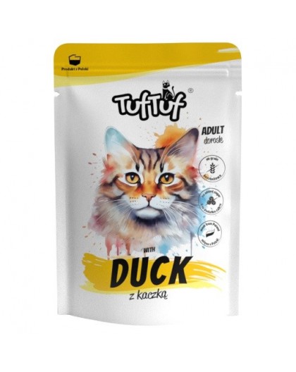 TUF TUF with duck - wet cat food - 100g