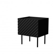 Cama LUCCA bedside cabinet, 2 pcs, 47x40x52, black