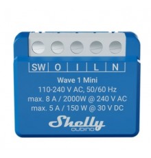 Shelly Qubino Wave 1 Mini Smart switch Blue