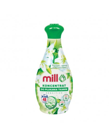 MILL Fabric softener concentrate SENSITIVE 1.3 l, 48 rinses