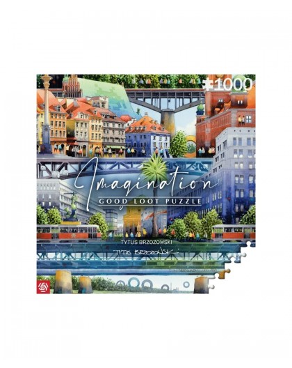 Good Loot Imagination Puzzle: Tytus Brzozowski Warsaw Bridges (1000 elements)
