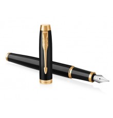 Parker IM fountain pen Cartridge filling system Black, Gold 1 pc(s)