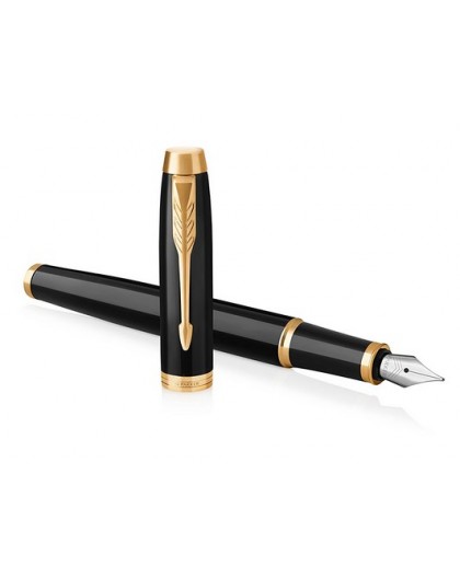Parker IM fountain pen Cartridge filling system Black, Gold 1 pc(s)