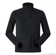 BERGHAUS Prism Half Zip Polartec® Fleece - men's fleece sweatshirt, size L (black)