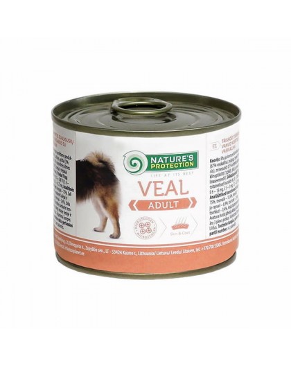 NATURE'S PROTECTION Adult Veal - wet dog food - 200 g