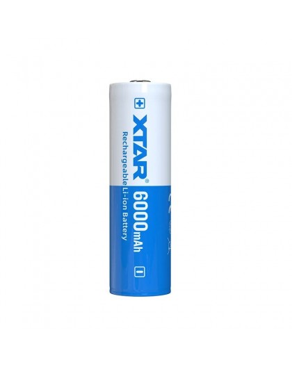 Battery XTAR 21700 3.6V Li-ion 6000 mAh with protection