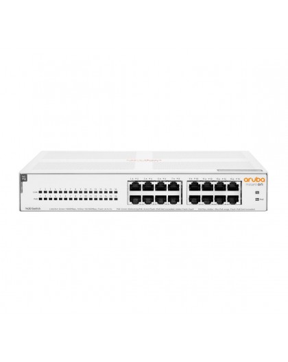 HPE Aruba Networking Aruba Instant On 1430 16G Class4 PoE 124W Unmanaged L2 Gigabit Ethernet (10/100/1000) Power over Ethernet (