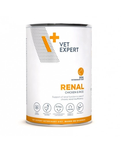 VET EXPERT Renal Chicken - wet dog food - 400g