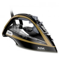 Tefal FV9865E0 iron Dry & Steam iron Durilium Autoclean soleplate 3000 W Black, Gold