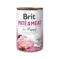 BRIT Paté & Meat Puppy Chicken - wet dog food - 400g