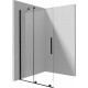 Walk-in shower screen 80 cm - sliding