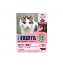 BOZITA Beef in Sauce - Wet Food for Cats - 370g