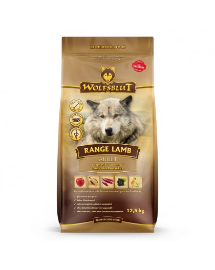 WOLFSBLUT Range Lamb Lamb with rice - dry dog food - 12,5kg