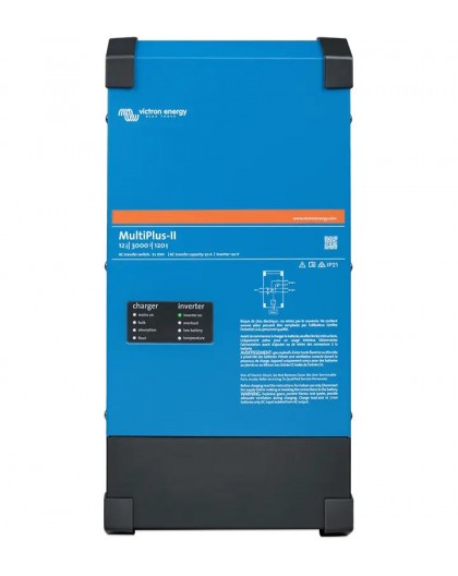 Victron Energy MultiPlus-II power adapter/inverter Indoor 3000 W Black, Blue
