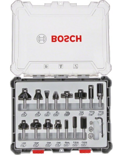 Bosch 2 607 017 471 router bit Bit set 15 pc(s)