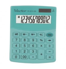 VECTOR CALCULATOR OFFICE KAV VC-812 GN GREEN