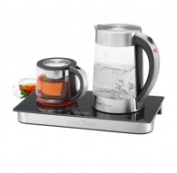 ProfiCook PC-TKS 1056 electric kettle 1.7 L Black, Stainless steel, Transparent