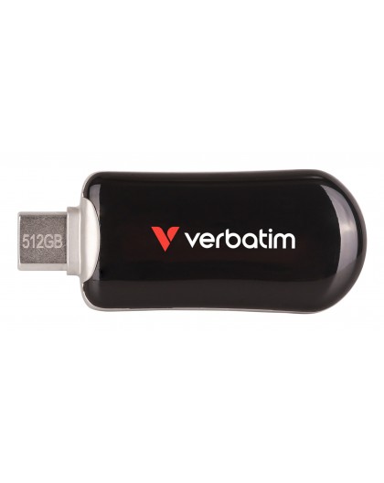 Verbatim Plectra USB-C Flash Drive Black 512GB