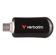 Verbatim Plectra USB-C Flash Drive Black 512GB