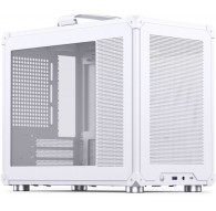 PC korpus Jonsbo C6 MAX, Mini, Micro-ATX, karastatud klaas - valge