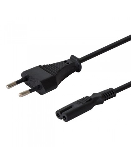 SAVIO Power cable (M) 2pin, 1.2m CL-97
