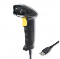 Qoltec 50876 Laser scanner 1D | USB | Black