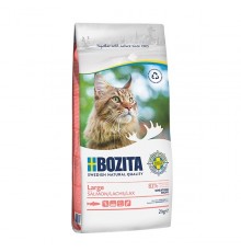 BOZITA Large Wheat free Salmon - dry food for large and long haired cats - 2kg