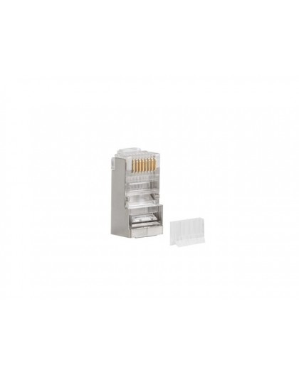 Lanberg PLS-6000 wire connector RJ-45 Stainless steel, Transparent