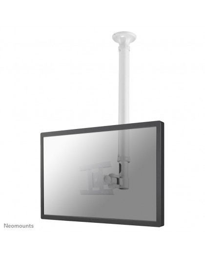 Neomounts FPMA-C100WHITE Monitor/TV mount ceiling 10-30" - h 79-129 cm