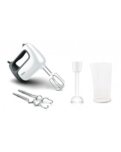 Tefal Prep'Mix+ HT4611 Hand mixer 500 W White