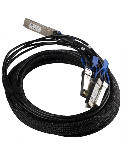 Mikrotik XQ+BC0003-XS+ cable InfiniBand 3 m QSFP28 4x SFP28 Black,Chrome