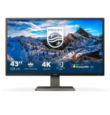 Philips P Line 439P1/00 LED display 108 cm (42.5") 3840 x 2160 pixels 4K Ultra HD LCD Black