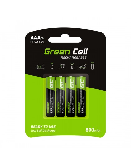 Green Cell GR04 household battery Rechargeable battery AAA Nickel-Metal Hydride (NiMH)