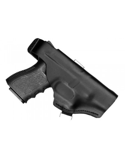 Leather holster for Glock 19 pistol