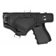 Leather holster for Glock 19 pistol