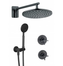 Concealed shower set