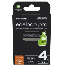 Rechargeable batteries PANASONIC ENELOOP PRO AA 2500 mAh 4 szt (BK-3HCDE/4CP)