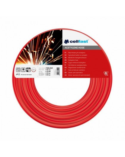 C.ACETYLENE HOSE 9x3x50m*