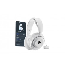 Беспроводные наушники Steelseries Arctis Nova 5P для игр с оголовьем, USB Type-C, Bluetooth, белый цвет