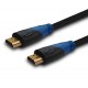 Savio CL-49 HDMI cable 5 m HDMI Type A (Standard) Black,Blue