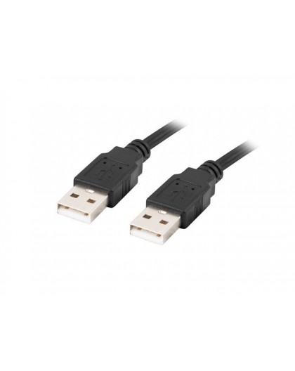 Lanberg CA-USBA-20CU-0018-BK USB cable 1.8m 2.0 USB A Black