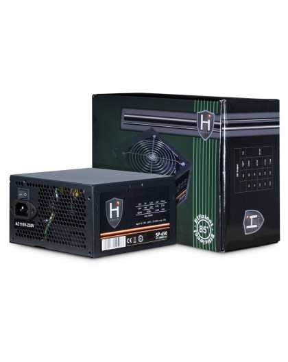 Inter-Tech HIPOWER SP-650 power supply unit 650 W 20+4 pin ATX ATX Black