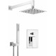 Concealed shower set