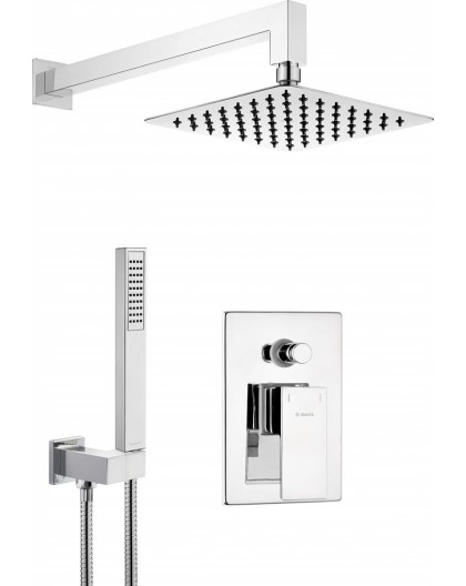 Concealed shower set