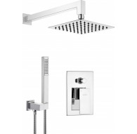 Concealed shower set