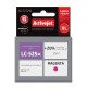 Activejet AB-525MN ink (replacement for Brother LC525M Supreme 15 ml magenta). Prints 20% more than OEM.