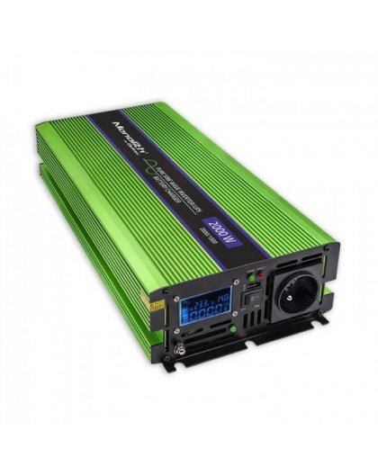 Qoltec Monolith power adapter/inverter Auto 2000 W Green